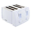 BRENTWOOD 1300W 4 Slice Toaster White