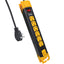 6OUTLT MTL POWER STRP