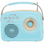 RETRO BT PORT RADIO BLU