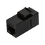 KEST CPLR CAT6 UNSHLD BLK