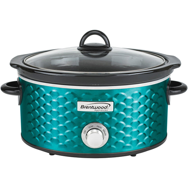 4.5QT SLOW CKER SCLP BLU Main image