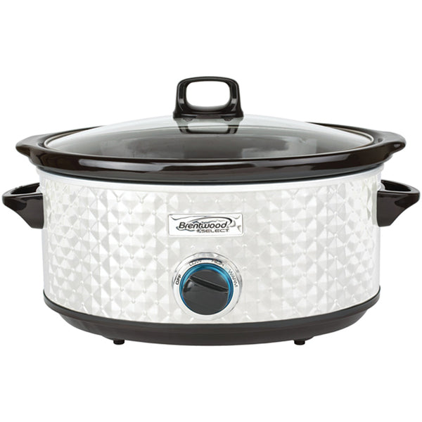 7QT SLOW COOKER WHT Main image