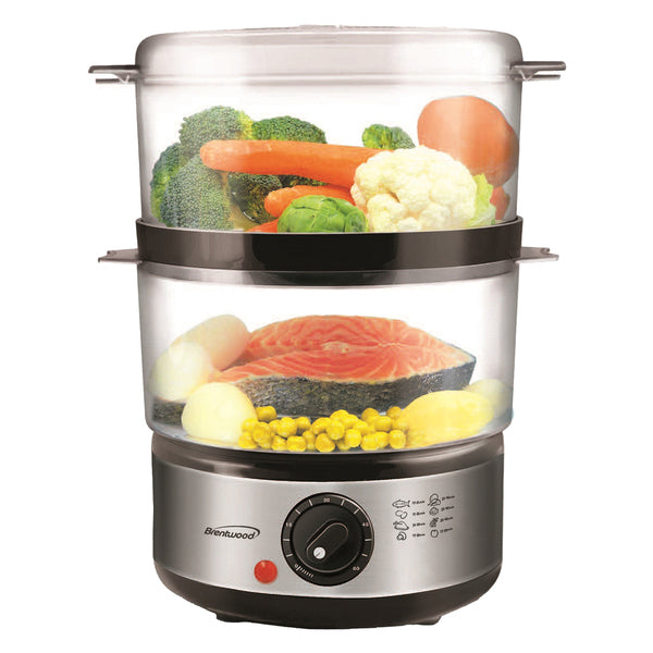 2 TIER FOOD STMR BLK Main image