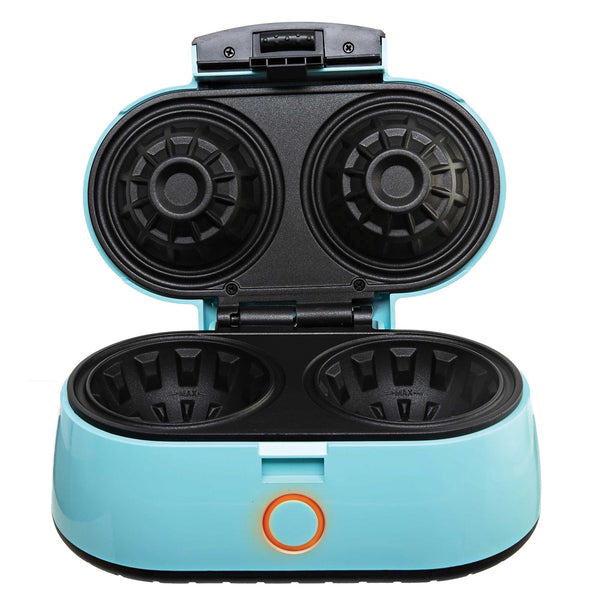 BRENTWOOD JUST FOR FUN Dbl Waffle Bowl Maker Blue Main image