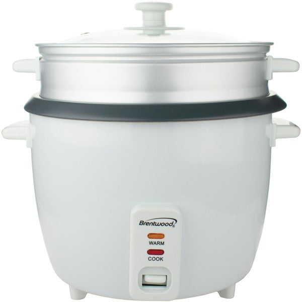 RICE COOKER W/STMR WHT Main image