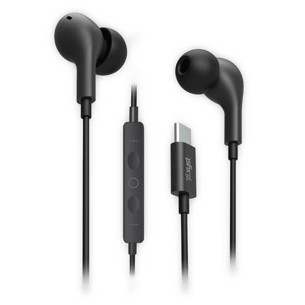 WIRED USBC EARPHONES BLK