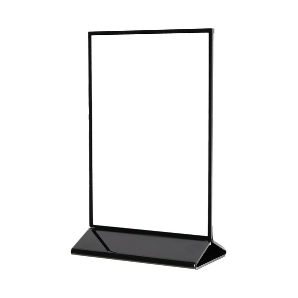 5X7IN DS SIGN HLDR BLK