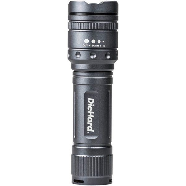 DIEHARD 600-Lumen Twist Focus Flashlight