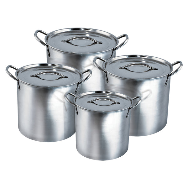 4PC SS STOCK POT SETS Main image