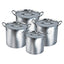 4PC SS STOCK POT SETS