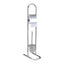 BATH TOILET & PAPER STAND