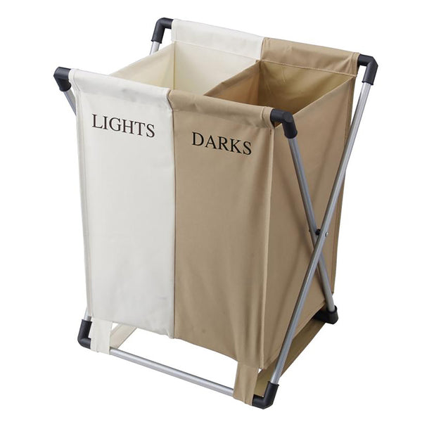 DBL LAUNDRY BIN LTS/DRKS