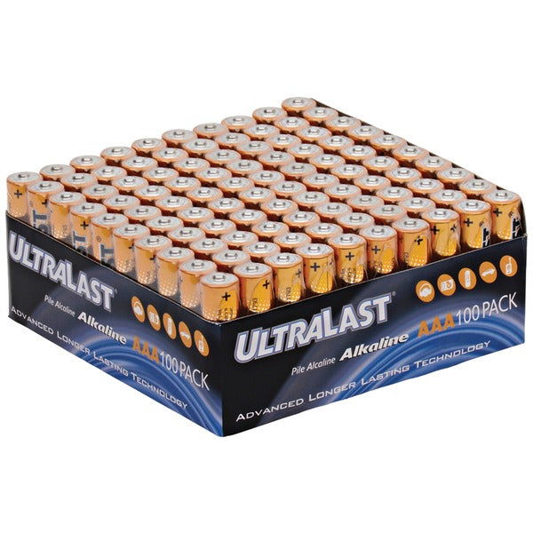 ULTRALAST 100-Pack 1.5V Aaa Battery