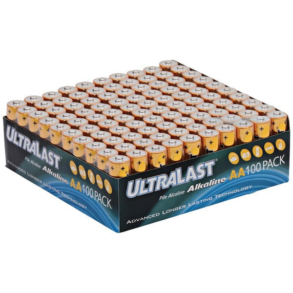 ULTRALAST 100-Pack 1.5V Aa Battery