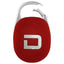 WTRPRF BT CLIP SPKR RED
