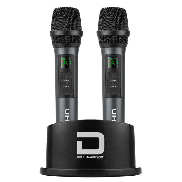 2MIC RCHRG MIC SYS BK GRY