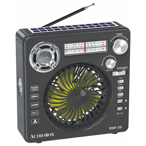 AIRBRO Rch Emrg Fan Bluetooth Spk Rdio