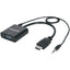 MH HDMI-AMVGA+AUD CBL BLK