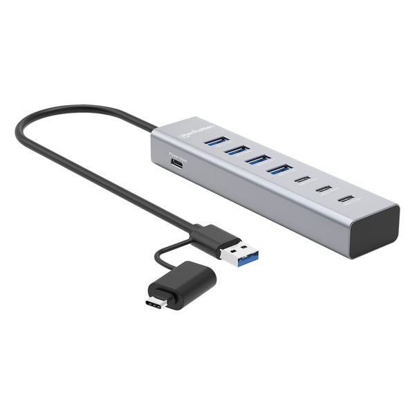 7PRT USBC/A CMBO HUB 2X2