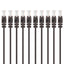 10PK CAT6 UTP CBL 20FT BK