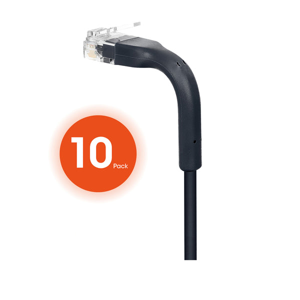 10PK 5FT CT6 FB PCBL BLK