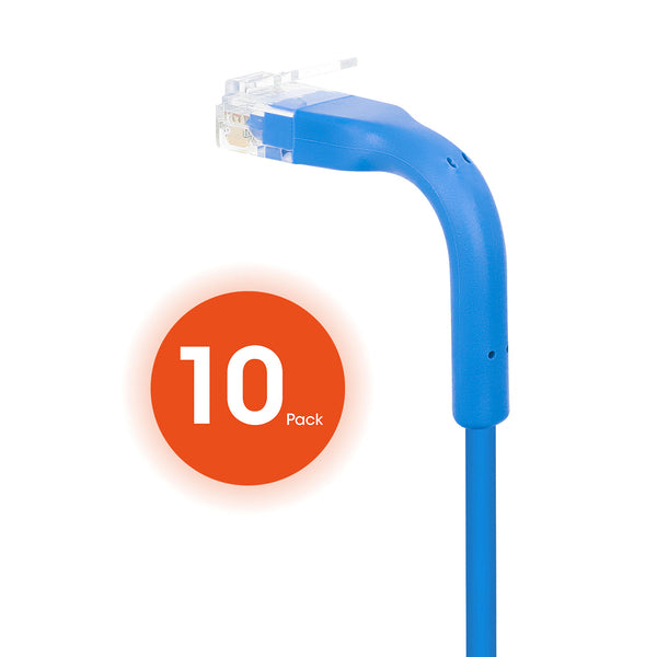 10PK 5FT CT6 FB PCBL BLU
