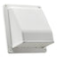 LAMBRO 6-Inch P Sd Exs Vent W/Rs White