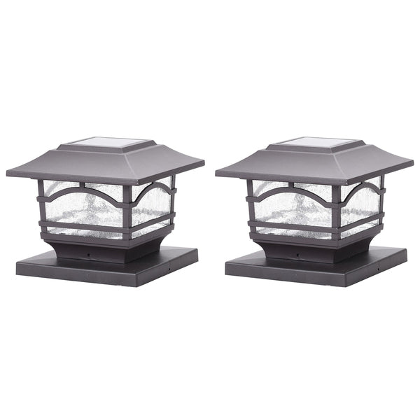 2 DECK LIGHT DRK BRNZ