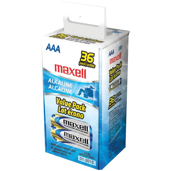 MAXELL 36-Pack Aaa Batteries Box Main image