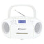 CD/CST BMBX W/RADIO WHT