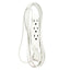 9FT 3OUT CORDMAX WHT