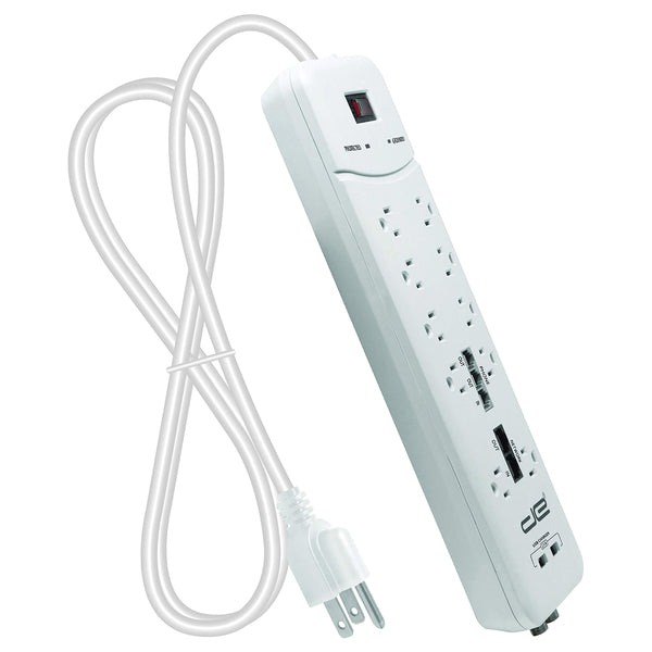 25FT 2USB HVY DTY SRG WHT Main image