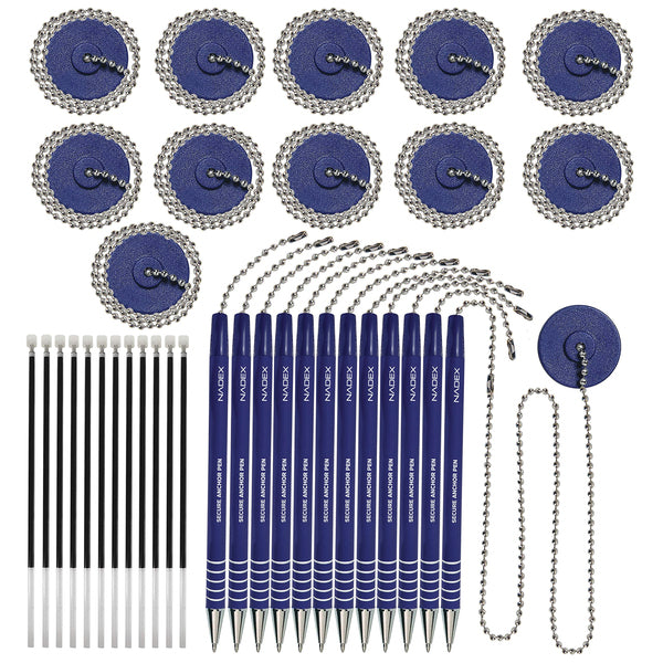 SCRTY 12 PACK PEN SET BLU