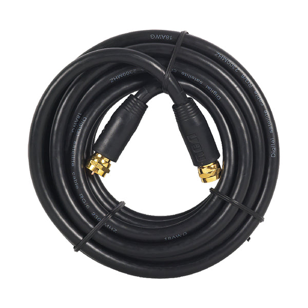 12FT RG6 COAX CBL BLK Main image
