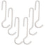 POT RACK HOOKS 6PK CHROME
