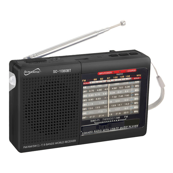 9 BAND BT/USB/SD RDIO BLK