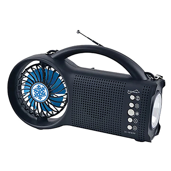 SLR BT SPKR W/LIGHT & FAN