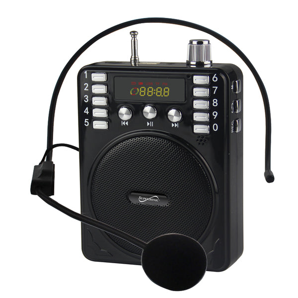BT PA SYS VOICE AMP BLK