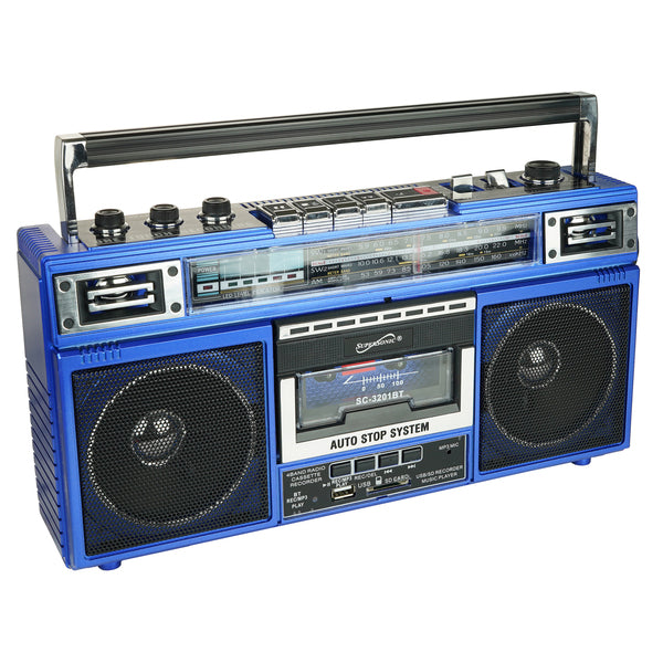 RTRO BT 4BND RDIO&CS BLU