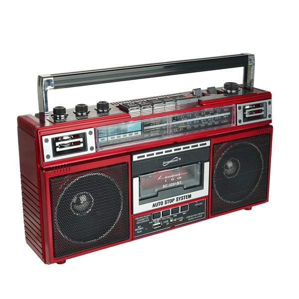 RTRO BT 4BND RDIO&CS RED