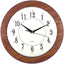 12IN WOOD ROUND CLOCK