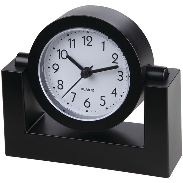 4IN DESKTOP CLOCK BLK Main image