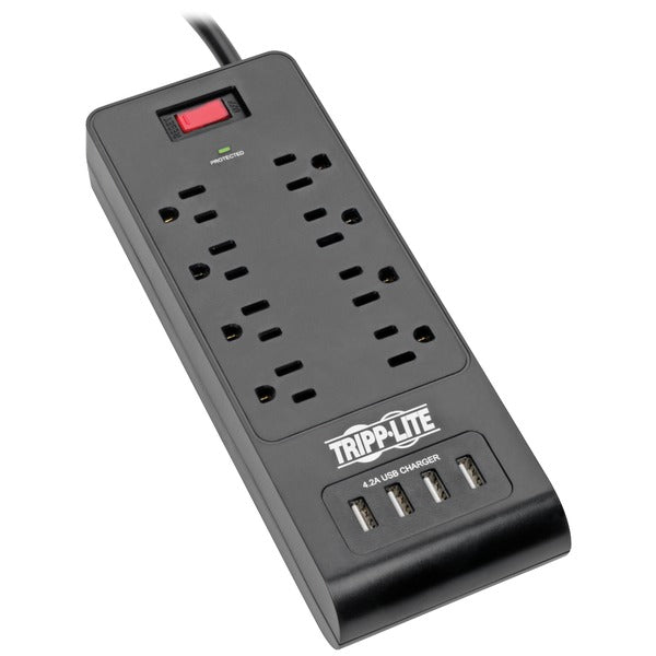 TRIPP LITE BY EATON 8Out 6-Ft Plastic Surge