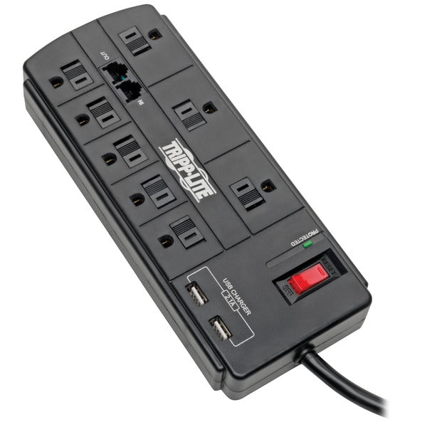 TRIPP LITE BY EATON 8Out 8-Ft Plastic Surge