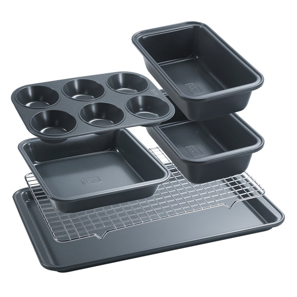 6PC CARB STL BAKEWARE SET Main image