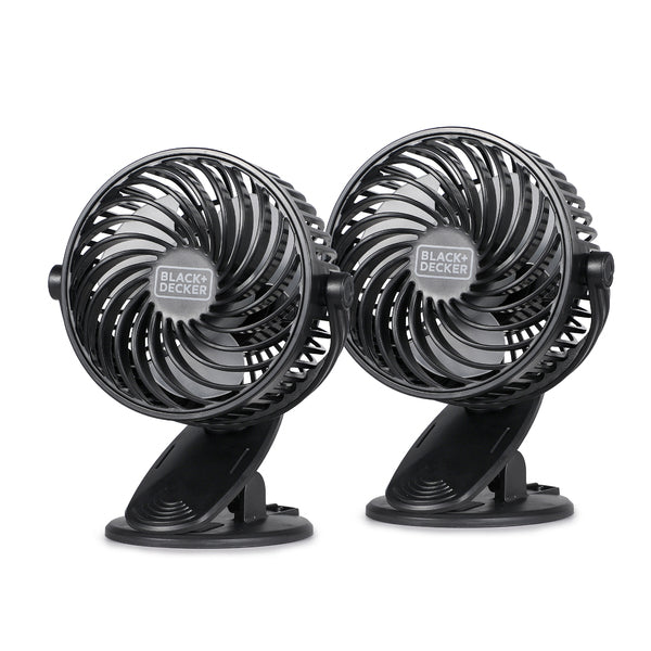 BLACK+DECKER 2-Pack 4-Inch Conv Cooling Fan