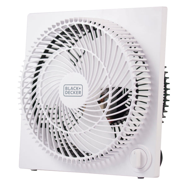 BLACK+DECKER 9In Box Fan Wht